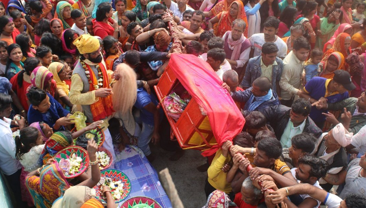 मिथिला परिक्रमाका यात्रीको मुसलमान सुमदायद्वारा बिदाइ