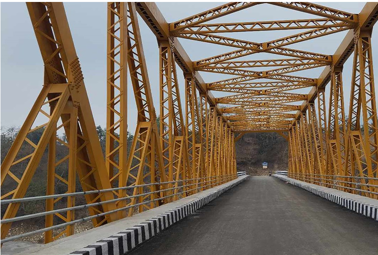 धादिङको किन्ताङफेदीमा बेली ब्रिज निर्माण