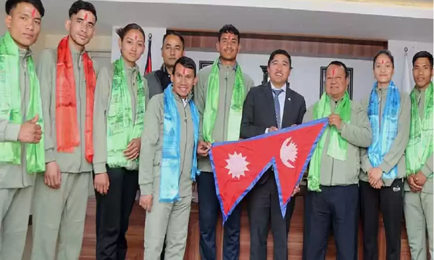 छनोट प्रतियोगितामा सहभागी हुन तेक्वान्दोका दुई टोली चीन जाँदै