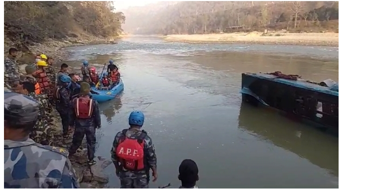 घाटबेँसी बस दुर्घटना अपडेट : मृतकको संख्या सात पुग्यो