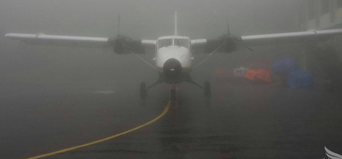 हावाहुरीले हवाई उडान प्रभावित