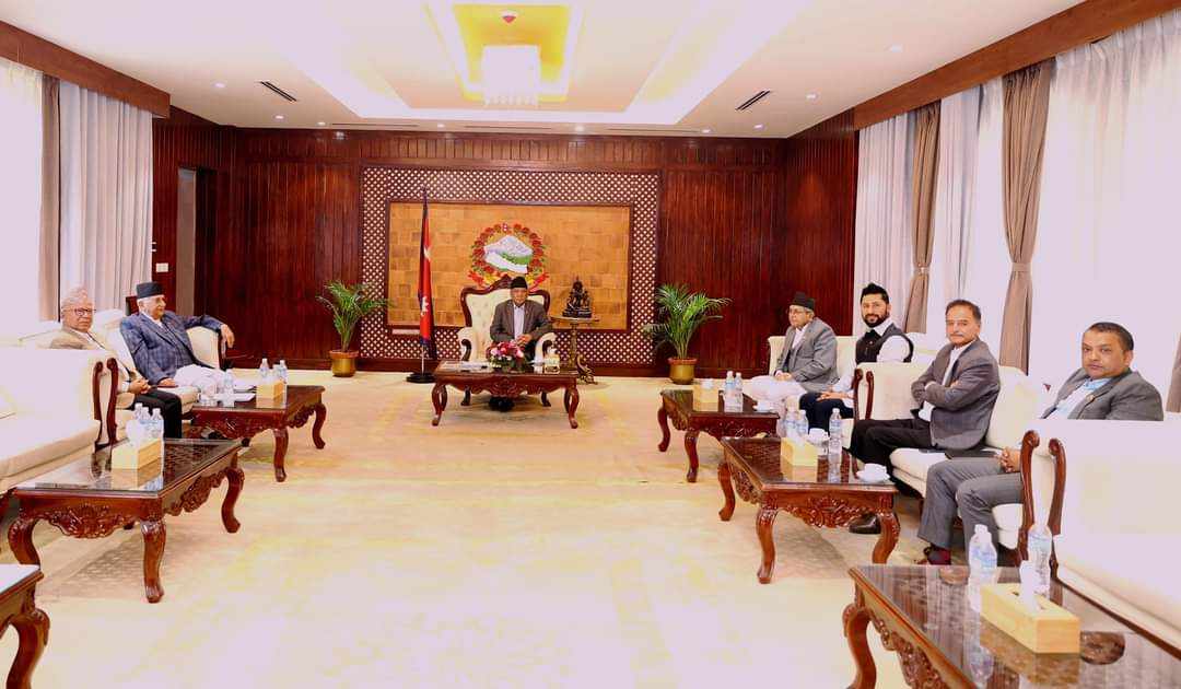 सदनको अवरोध खुलाउने विषयमा सत्ता गठबन्धन र नेपाली कांग्रेसबीच वालुवाटारमा छलफल