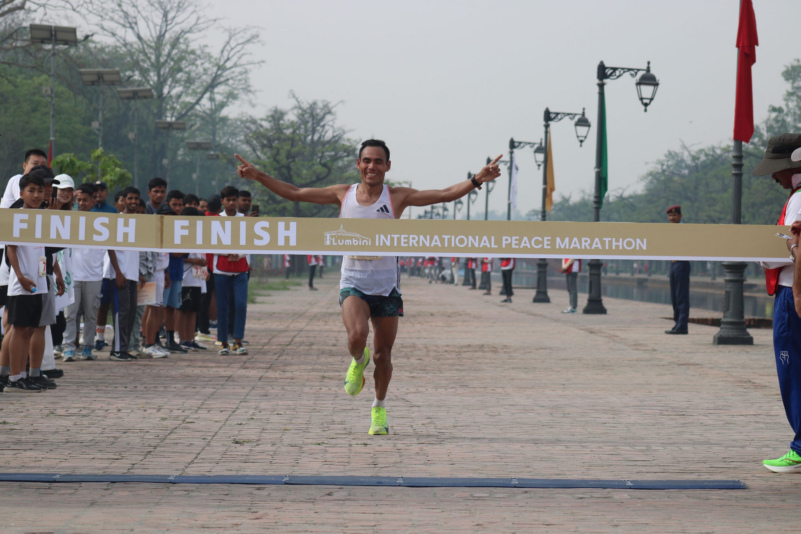 अन्तर्राष्ट्रिय शान्ति म्याराथनको उपाधि नेपाली सेनाका तीर्थ पुनलाई