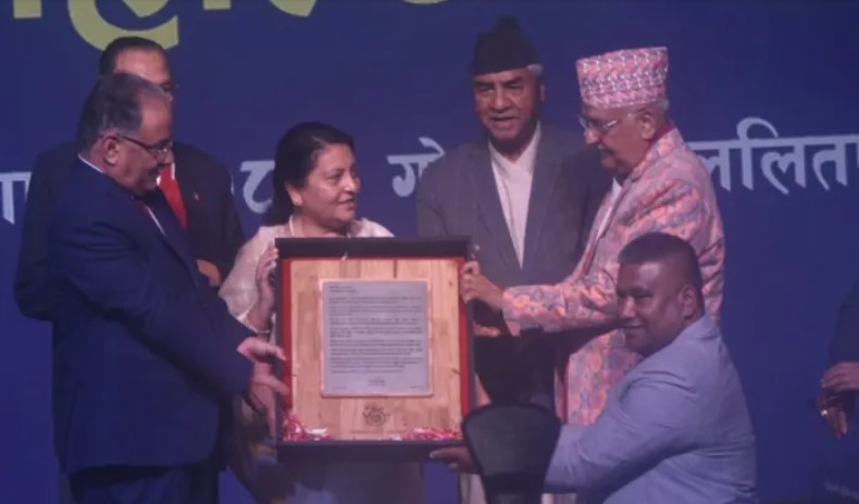 पूर्वराष्ट्रपति भण्डारीलाई ‘गणतन्त्र गौरव सम्मान’ प्रदान