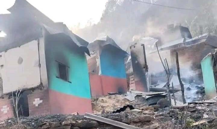 आगलागीबाट गुल्मीमा २८ घरगोठ जलेर नष्ट