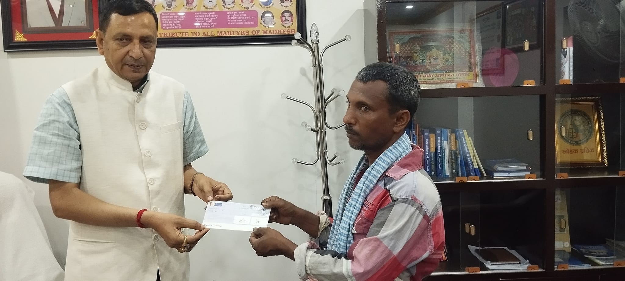 हमासको आक्रमणमा मारिएका आनन्द साहको परिवारलाई पाँच लाख सहयोग