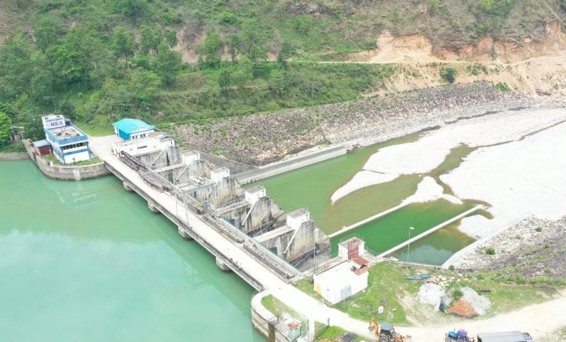 मर्स्याङ्दी जलविद्युत् केन्द्रमा विद्युत् उत्पादन घटेर ३० मेगावाटमा झर्यो