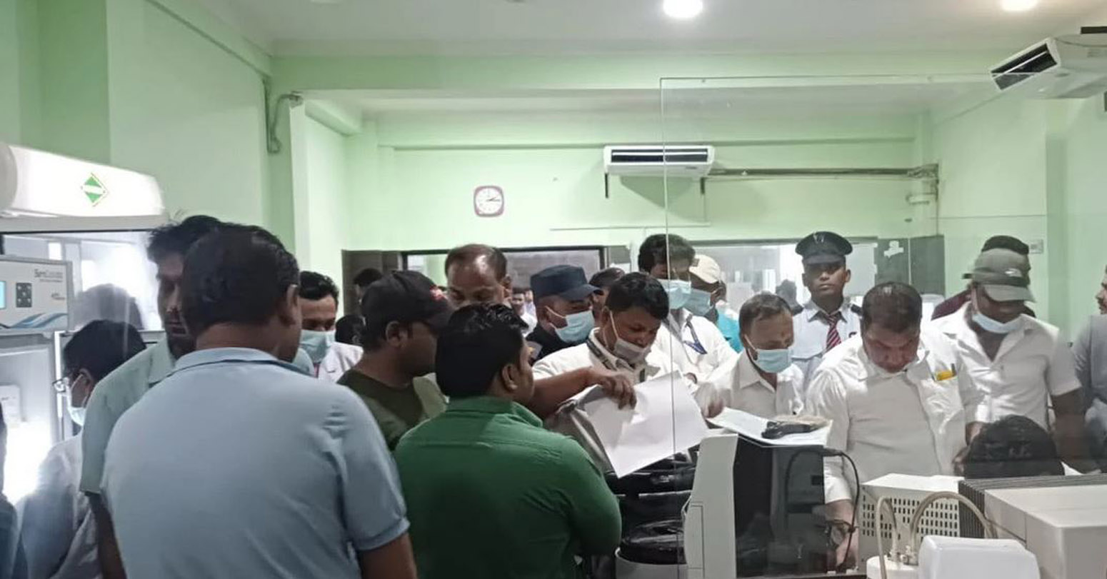 नेशनल मेडिकल कलेजमा म्याद गुज्रिएको केमिकल भेट्टियो