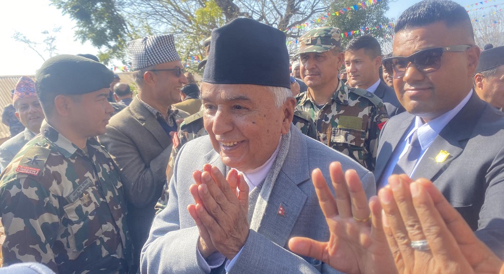 राष्ट्रपति पौडेल तनहुँमा