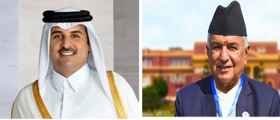 कतारी अमिरको भ्रमण : राष्ट्रपति पौडेलले स्वागत गर्ने, युवा तथा खेलकुद र शिक्षा क्षेत्रका समझदारीपत्रमा हस्ताक्षर हुने