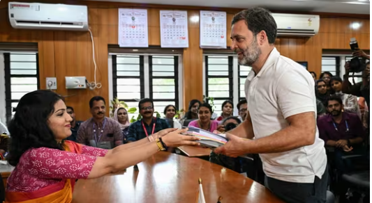 राहुल गान्धीद्वारा वायनाडबाट उम्मेदवारी दर्ता