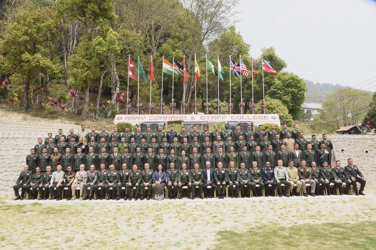 शिवपुरीमा कमान्ड तथा स्टाफ तालिम शुभारम्भ