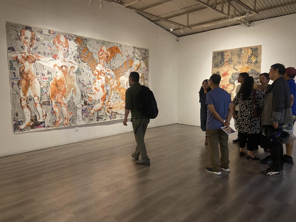 ललितपुरमा इरानी चित्रकारको एकल चित्रकला प्रदर्शनी सुरु