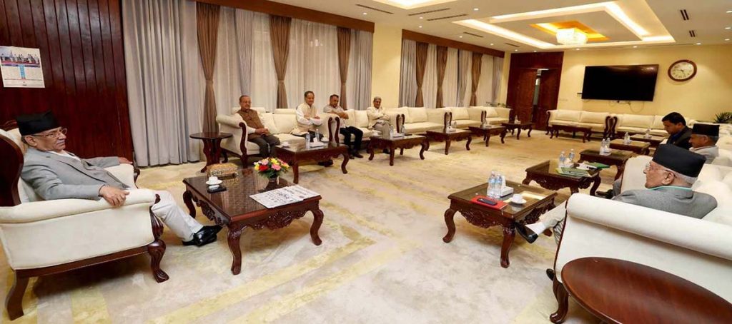 सदनको गतिरोध हटाउने विषयमा शीर्ष नेताबीचको छलफल सकारात्मक