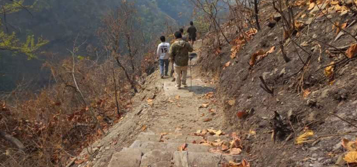 ‘भाले बास्ने’ ताल जोड्ने पदमार्ग निर्माण