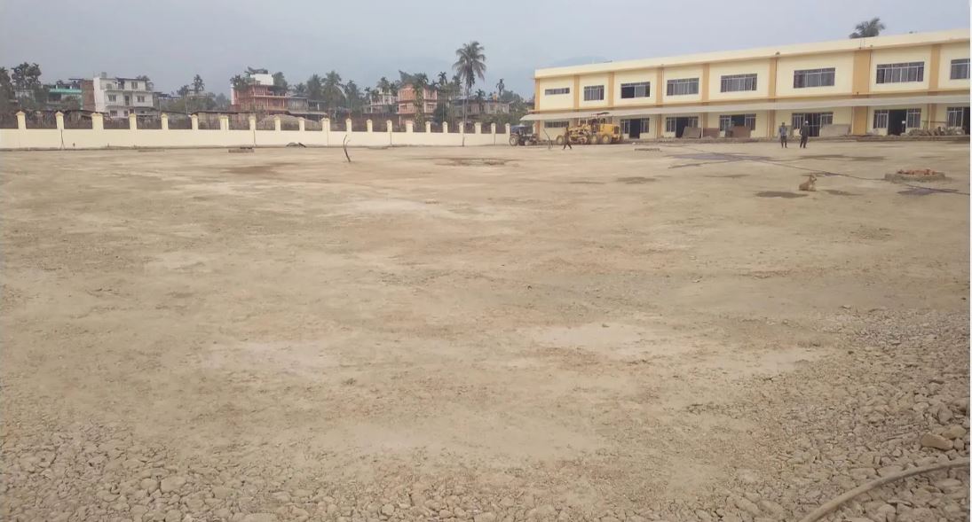 निर्माणाधीन धरान स्मार्ट बसपार्कको काम अन्तिम चरणमा,दुई महिनामा काम सम्पन्न भई हस्तान्तरण गरिने