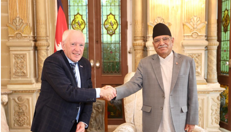 प्रधानमन्त्रीसँग ‘युएन एफसिसी एसबिएसटिए’ का अध्यक्षको शिष्टाचार भेट