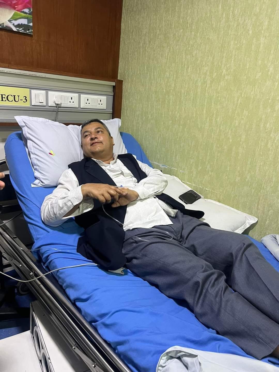 बागमती प्रदेशका मुख्यमन्त्री जम्कट्टेलको नर्भिकमा उपचार हुँदै