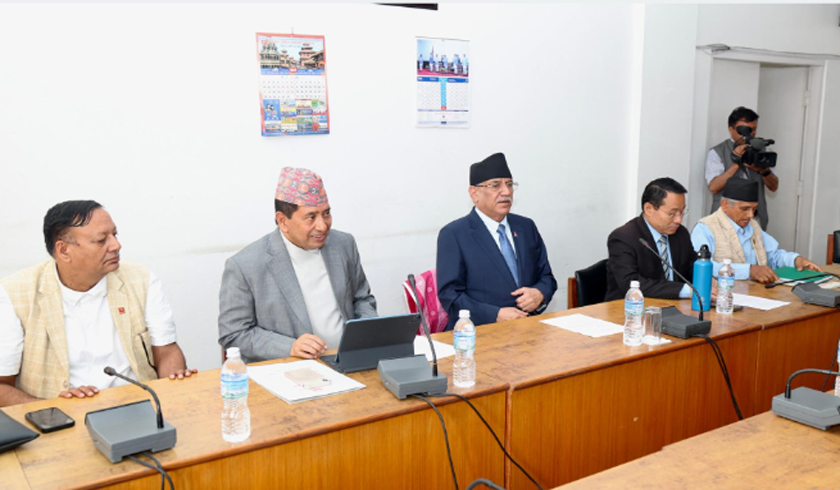 प्रचण्डको ब्रिफिङ : माधव नेपाल सल्लाह पछिनै बुढानिलकण्ठ जानुभएको हो, यसलाई स्वभाविक रुपमा लिनु