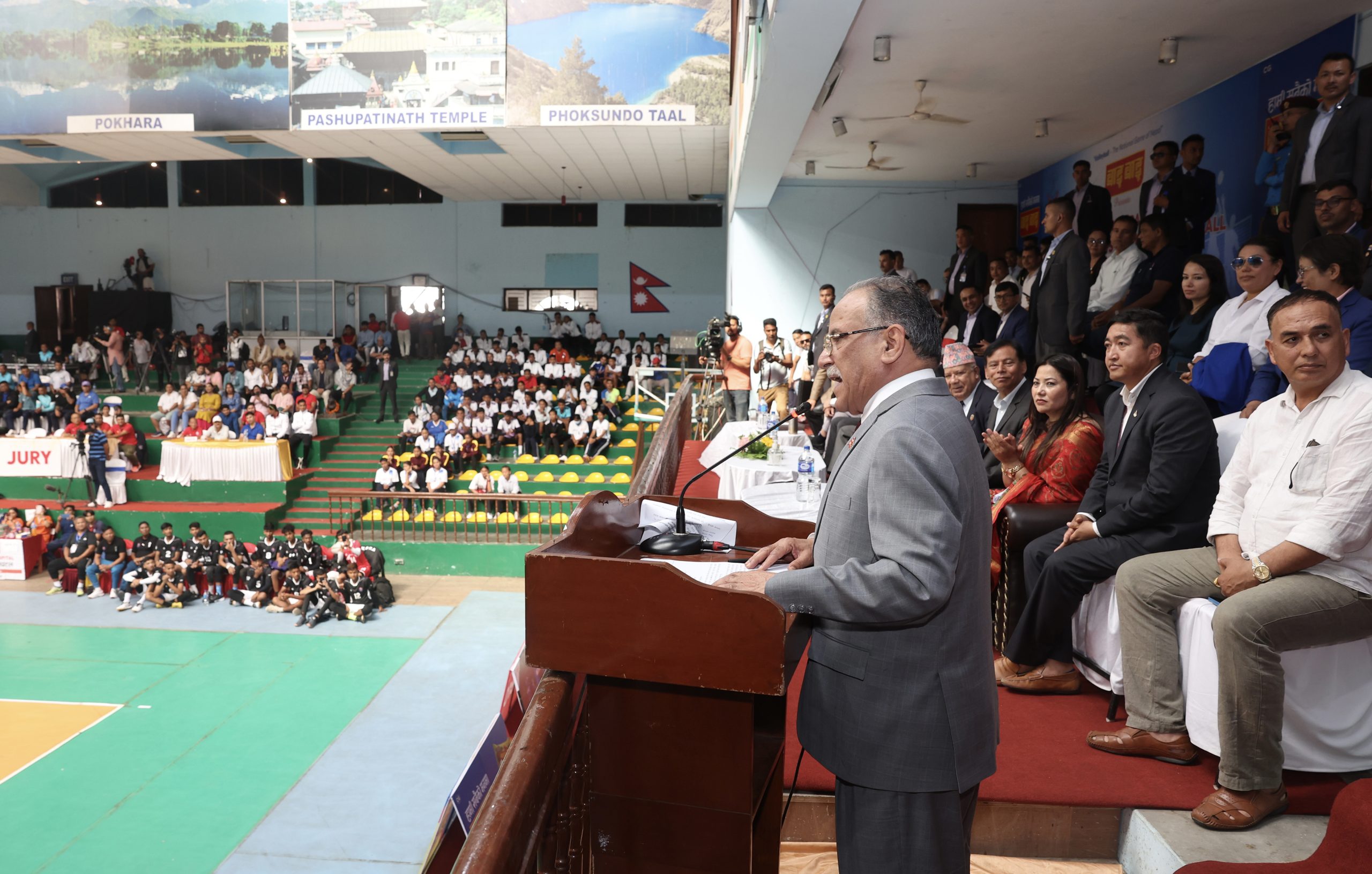खेलमार्फत अर्थतन्त्र र कूटनीतिक सम्बन्ध सुदृढ गर्न पहल गरिरहेको छुः प्रधानमन्त्री