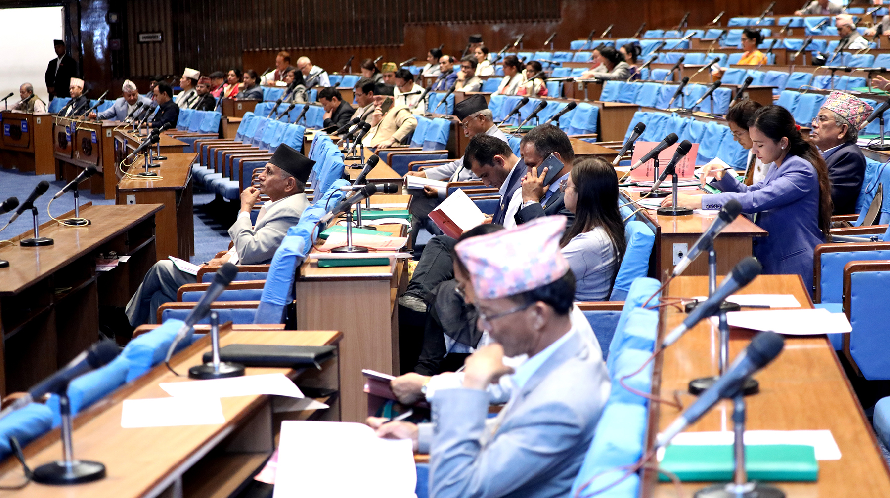 विनियोजन विधेयकअन्तर्गत तीन मन्त्रालयका विभिन्न शीर्षकमा छलफल सम्पन्न