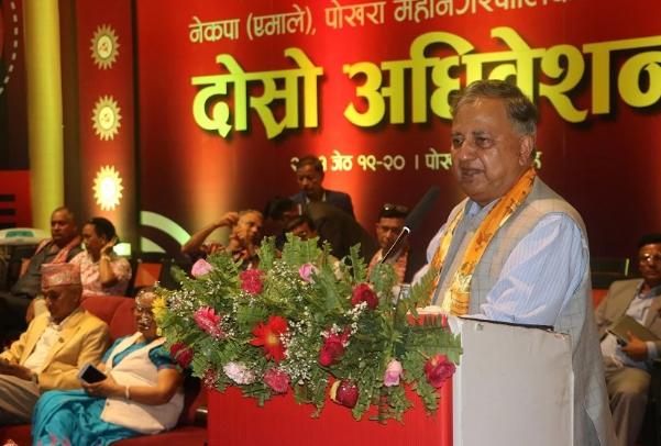 एमाले राष्ट्रिय शक्ति बन्यो भने मात्र देशमा आमूल परिवर्तन गर्न सकिने : वरिष्ठ उपाध्यक्ष पोखरेल