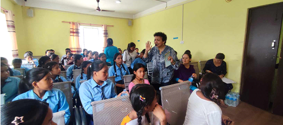 कैलाश गाउँपालिकाका एक सय ५० किशोरीलाई विद्यालयमै आत्मरक्षा तालिम