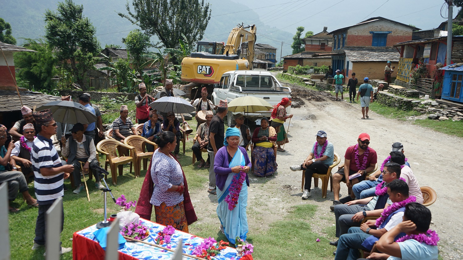 मध्यपहाडी लोकमार्गः धारापानी–झिनडाडाखण्डमा स्तरोन्नति सुरु