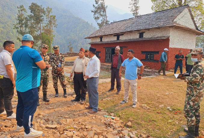 सेनाको सहयोगमा गलकोट कोतघरको जीर्णोद्धार