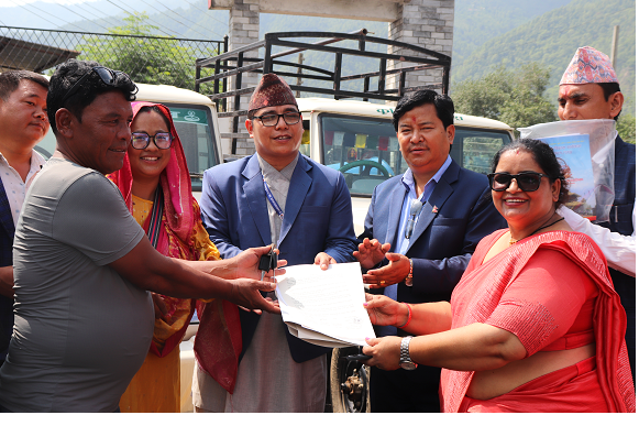 इच्छाकामना गाउँपालिकाद्वारा तीनवटा कृषि एम्बुलेन्स सञ्चालन
