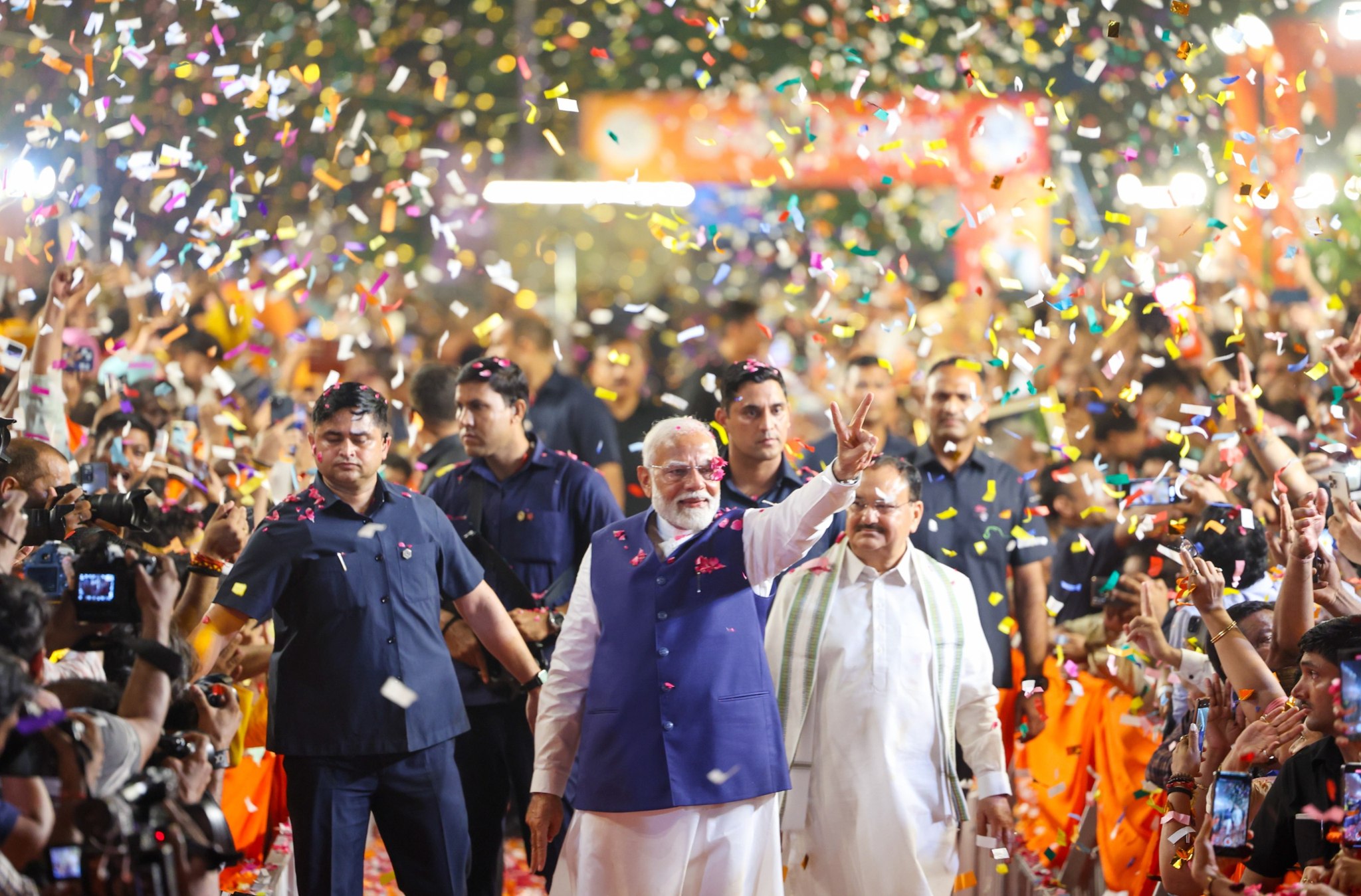 भाजपाको नेतृत्वमा एनडिएले लगातार तेस्रो सरकार बनाउँदै, मोदीले जनतालाई दिए धन्यवाद