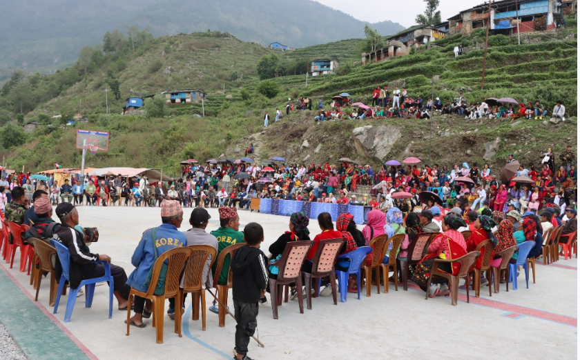 चालीस लाख खर्चेर म्याग्दीको दग्नाममा खेलमैदान निर्माण