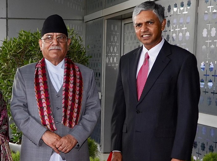 प्रधानमन्त्री प्रचण्ड दिल्लीमा (भिडियो सहित)