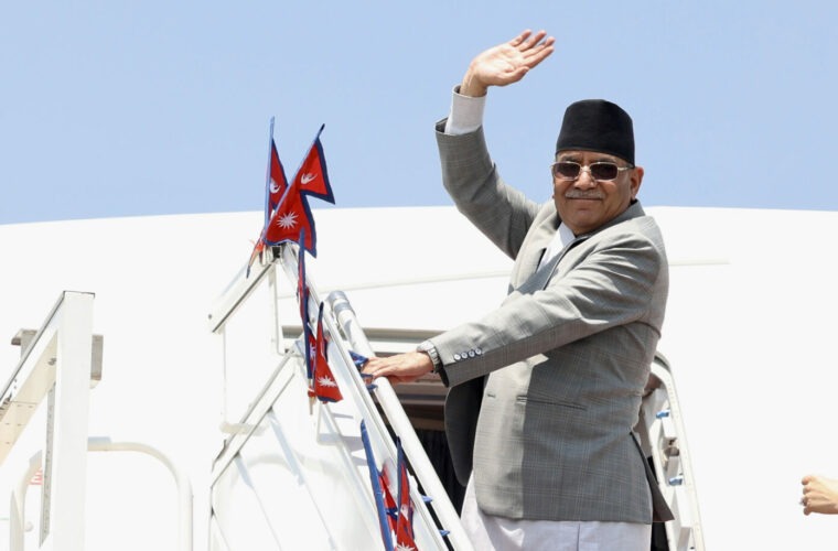 मोदीको शपथग्रहण समारोहमा सहभागी हुन प्रधानमन्त्री दाहाल भारत प्रस्थान