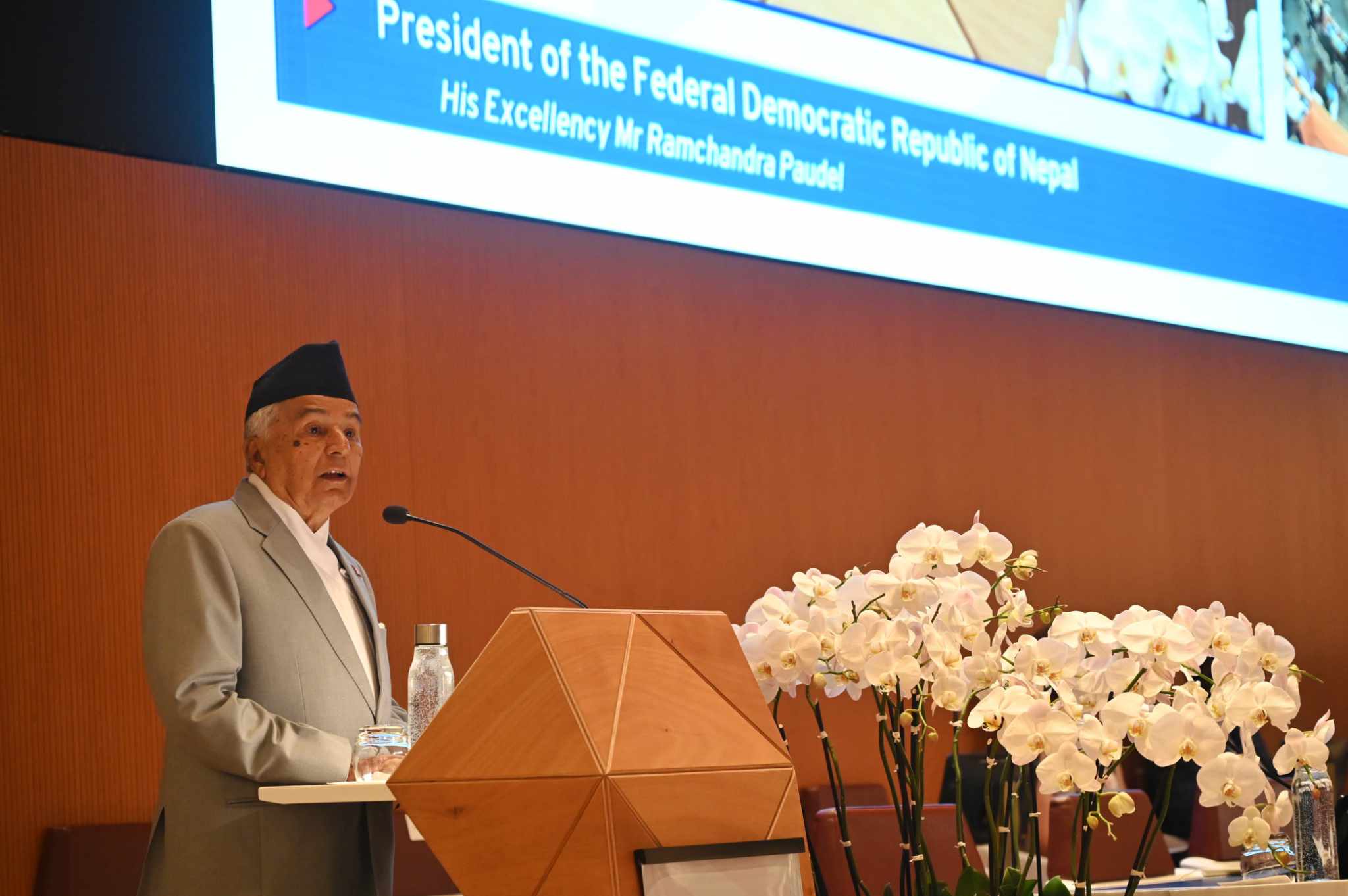 सामाजिक न्यायको कुरा गरिरहँदा जलवायु न्यायलाई बिर्सन मिल्दैन : राष्ट्रपति पौडेल