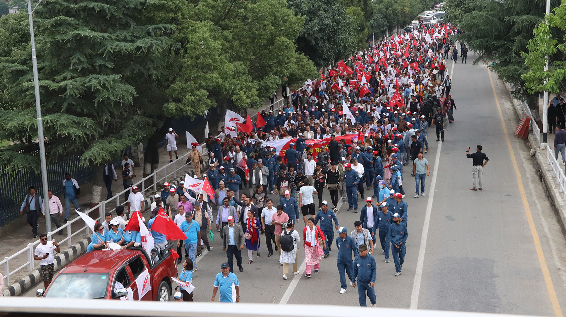 एकीकृत समाजवादीको काठमाडौंमा शक्ति प्रदर्शन(फोटोफिचर)