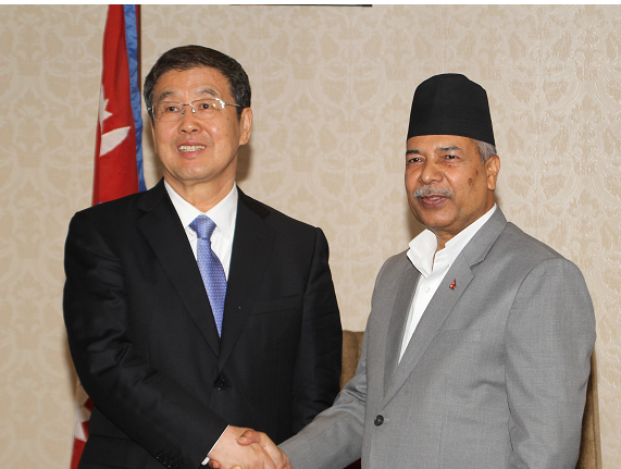 उपराष्ट्रपति यादव र चिनियाँ प्रतिनिधिमण्डलबीच शिष्टाचार भेट