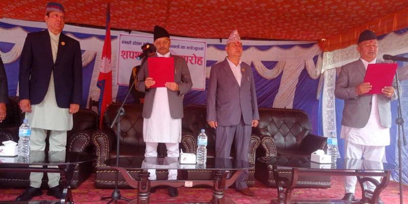 बागमतीका मुख्यमन्त्री लामाले लिए शपथ, १० सदस्यीय मन्त्रिपरिषद विस्तार
