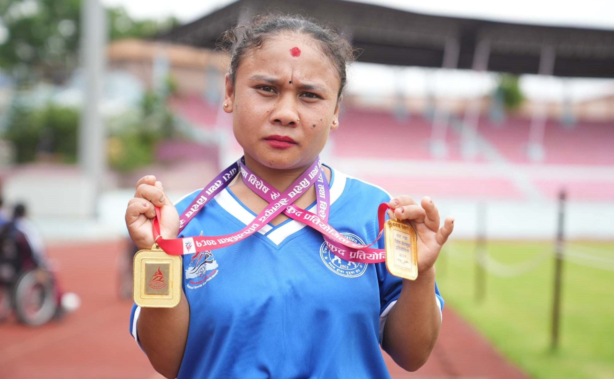 पारा एथलेटिक्समा चन्द्रमालाई दोहोरो स्वर्ण