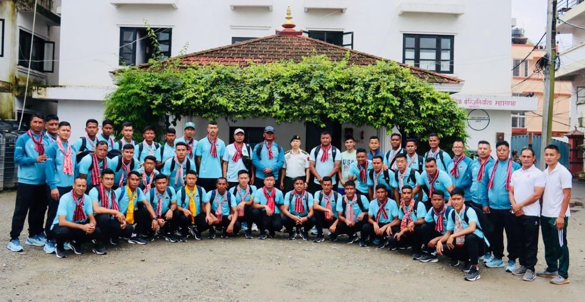 डुरान्ड कपमा सहभागी हुन त्रिभुवन आर्मी क्लब भारत प्रस्थान