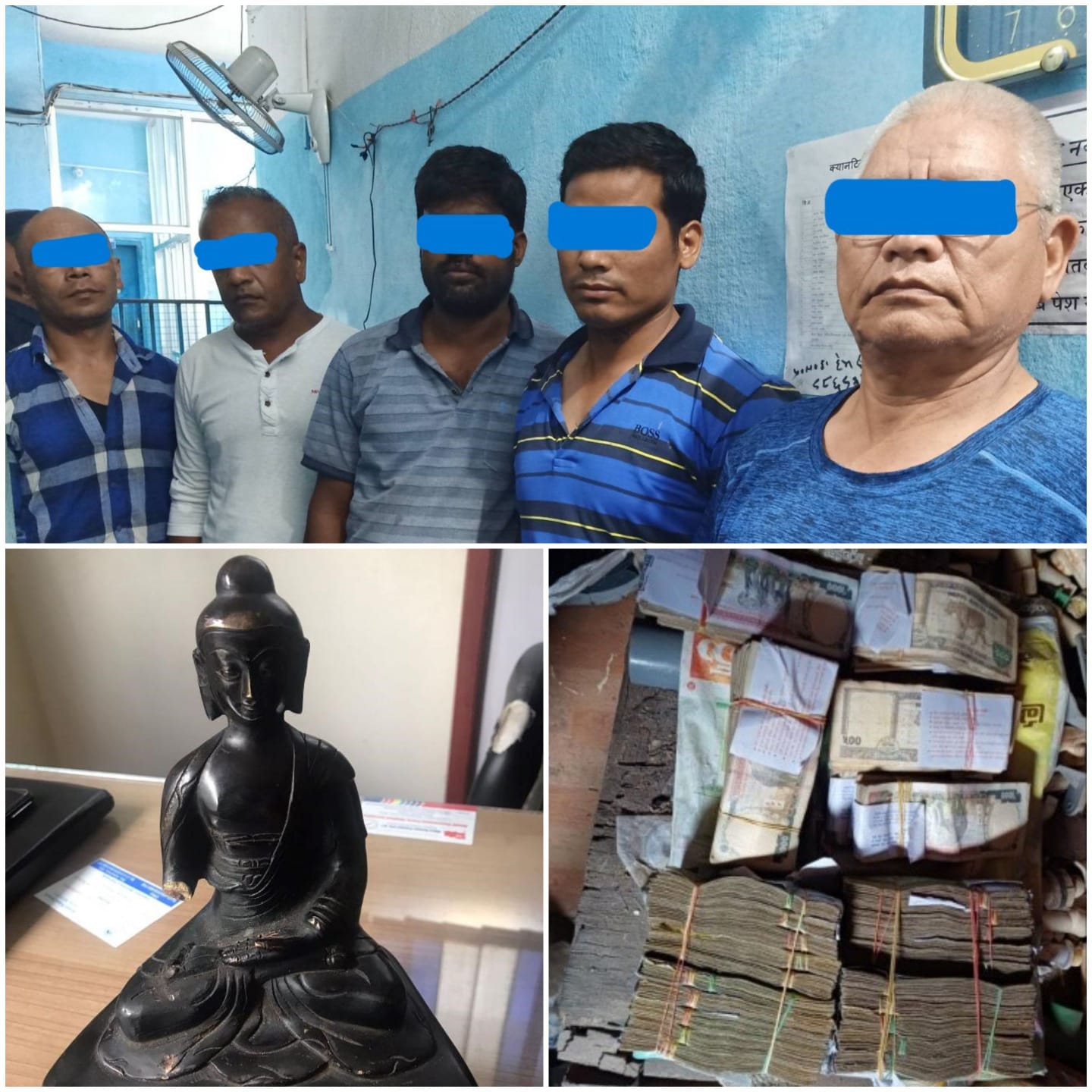 सुनको मूर्ति भन्दै नक्कली सामान देखाएर ३० लाख ठगी