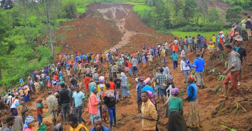 अपडेट : इथियोपियामा पहिरोमा परी मृत्यु हुनेको संख्या २२९ पुग्यो