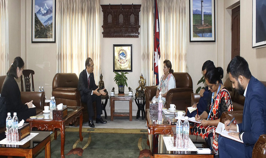 परराष्ट्रमन्त्री राणासँग जापानी राजदूतको शिष्टाचार भेट, के के भयो सहमती ?