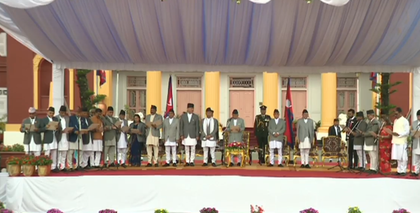 प्रधानमन्त्रीद्वारा २२ सदस्यीय मन्त्रिपरिषद गठन