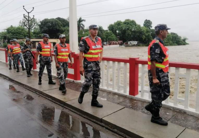 सप्तकोशी नदीमा पानीको सतह बढेपछि सतर्क रहन सुरक्षा निकायको आग्रह