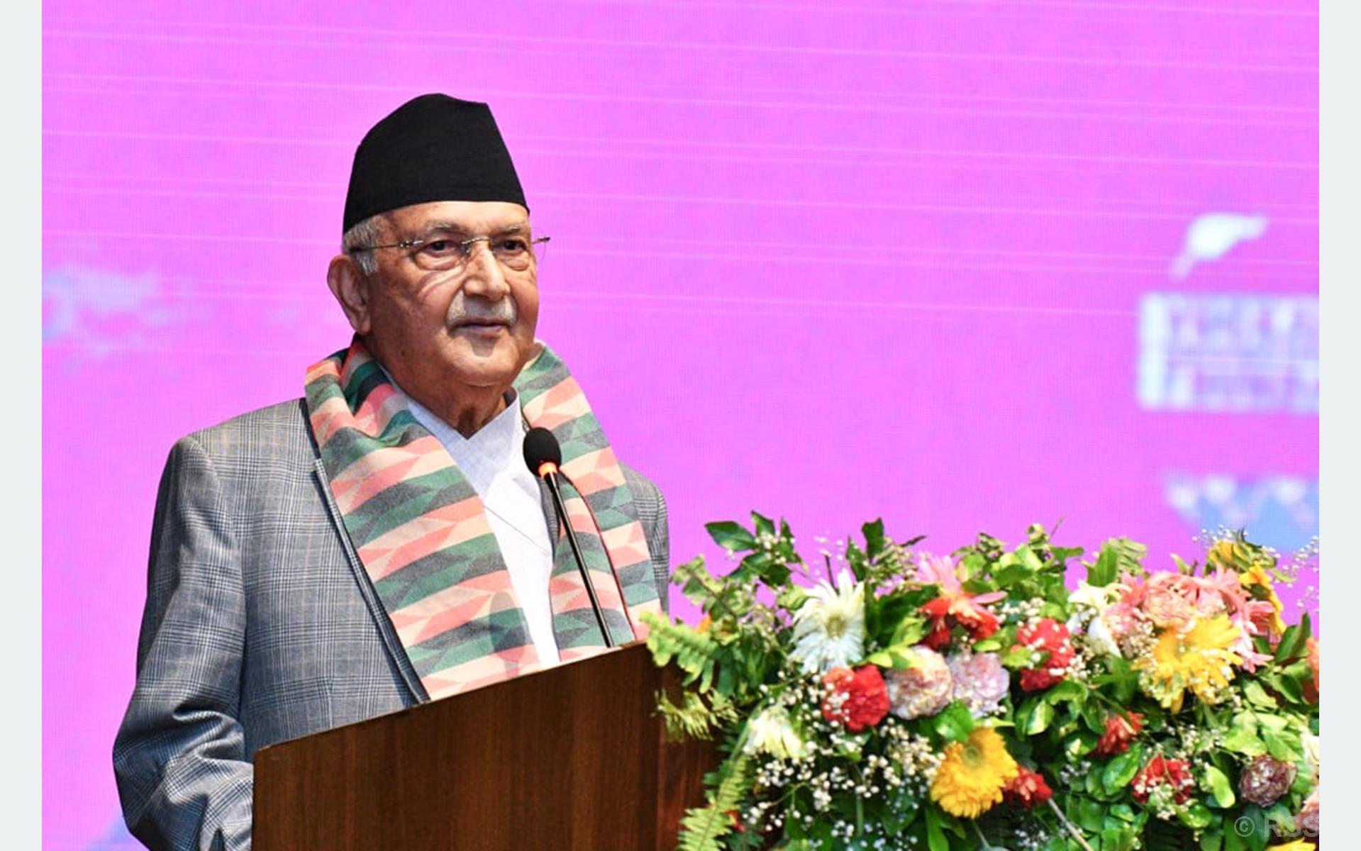 देश र जनताका लागि आवश्यक पर्दा जोसिनुपर्छ : प्रधानमन्त्री ओली