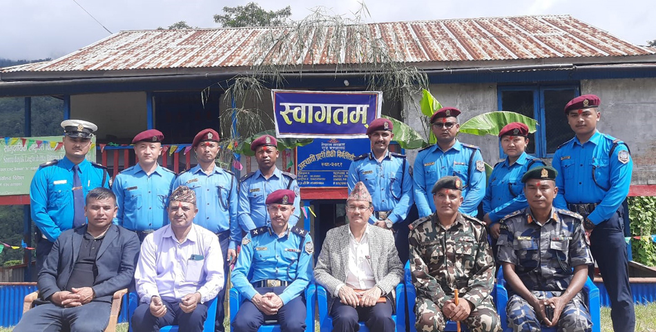 खोटाङको पेलुङमा अस्थायी प्रहरी चौकी स्थापना