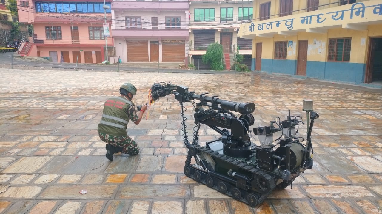 नेपाली सेनाद्वारा बलम्बुमा फेला परेको शङ्कास्पद वस्तु निष्क्रिय