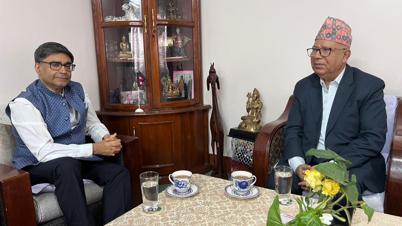 अध्यक्ष नेपालसँग भारतीय विदेश सचिव मिस्रीको भेट