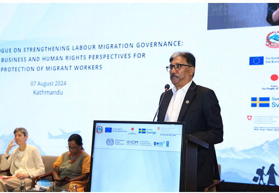 गन्तव्य मुलुकले नेपाली कामदारलाई समान व्यवहार र सम्मान गर्नुपर्छ : मन्त्री भण्डारी
